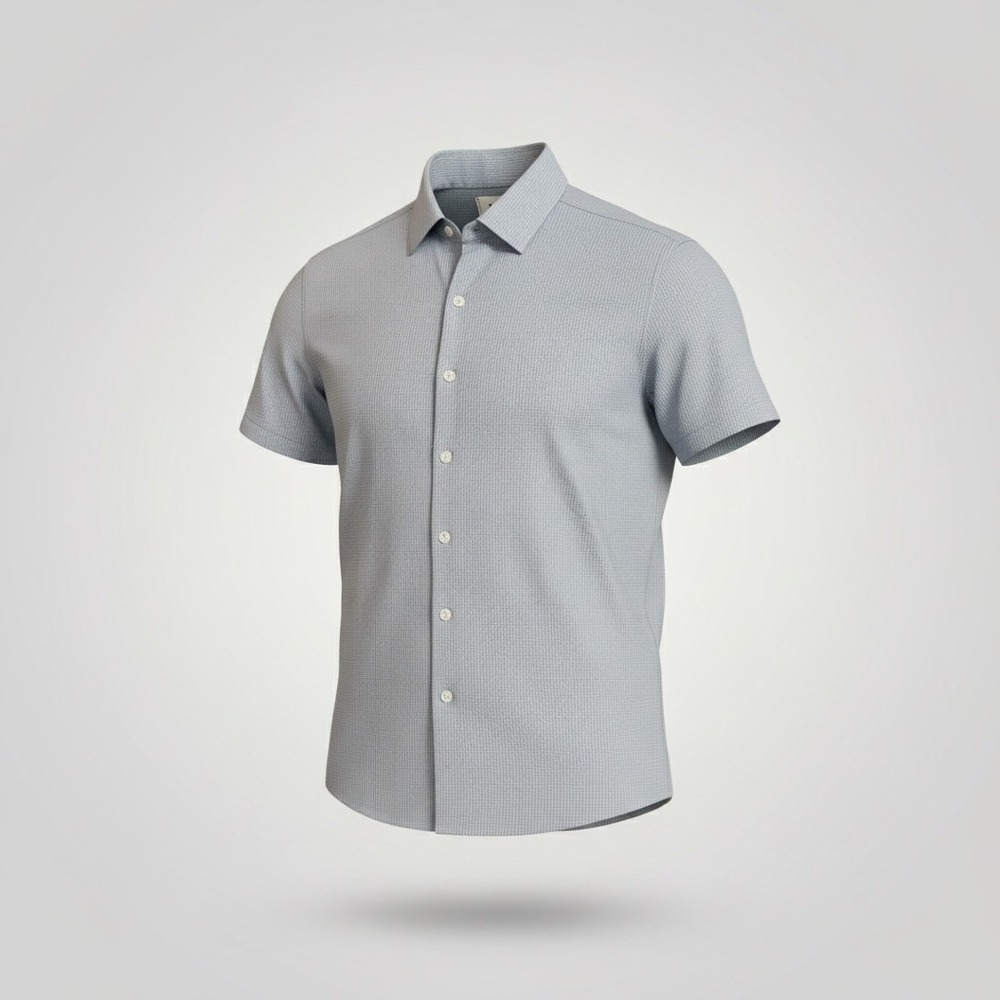 Ministry of Supply Seersucker Button Down Mens Small Blue Coolmax Shirt Preppy
